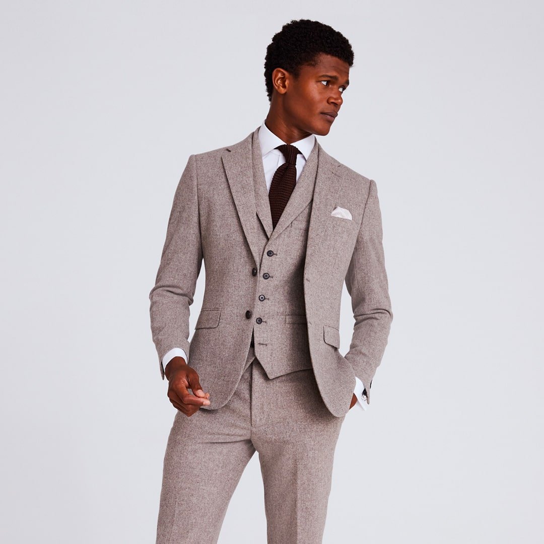 Classic Solid Navy Blue Modern Fit Men's Suit | Paul Malone